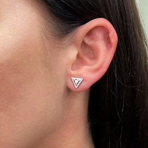 Messika 0.30Cttw Thea Diamond Stud Earrings 18K White Gold